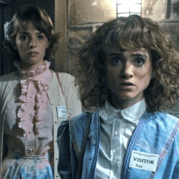 Vintage Shiny Blouse Concepts Pink Made in Korea Shoulder Pads Polyester Top 12 - Picture 9 of 9